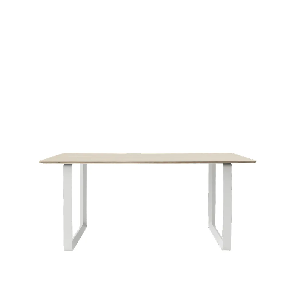 Mesa 70/70 170x85 cm, Oak veneer-Plywood-White Muuto