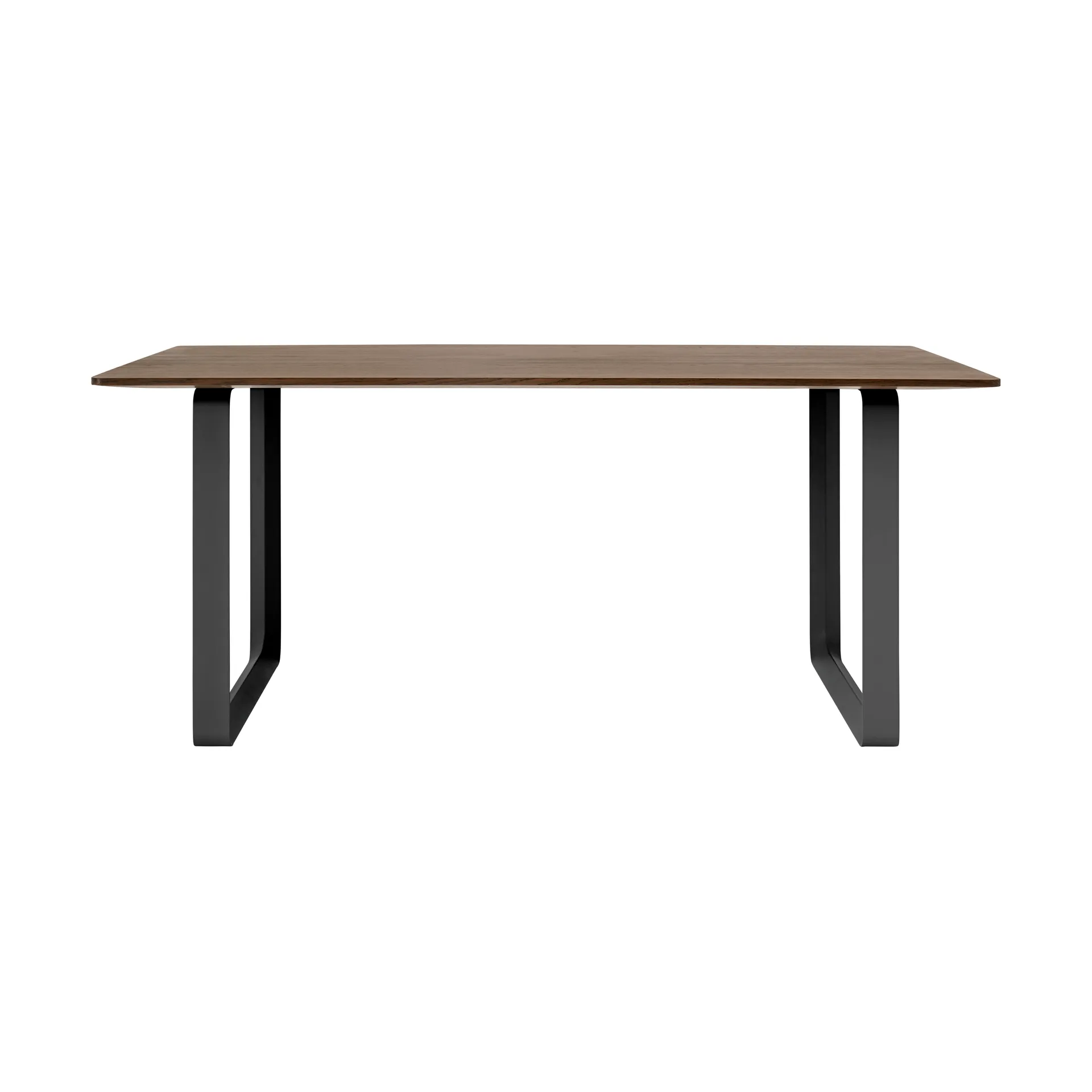 Mesa 70/70 170x85 cm, Solid humod oak-Black Muuto