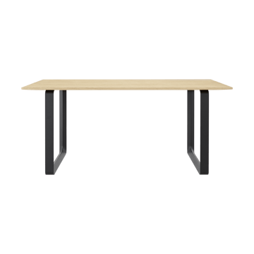 Mesa 70/70 170x85 cm - Solid humod oak-Black - Muuto