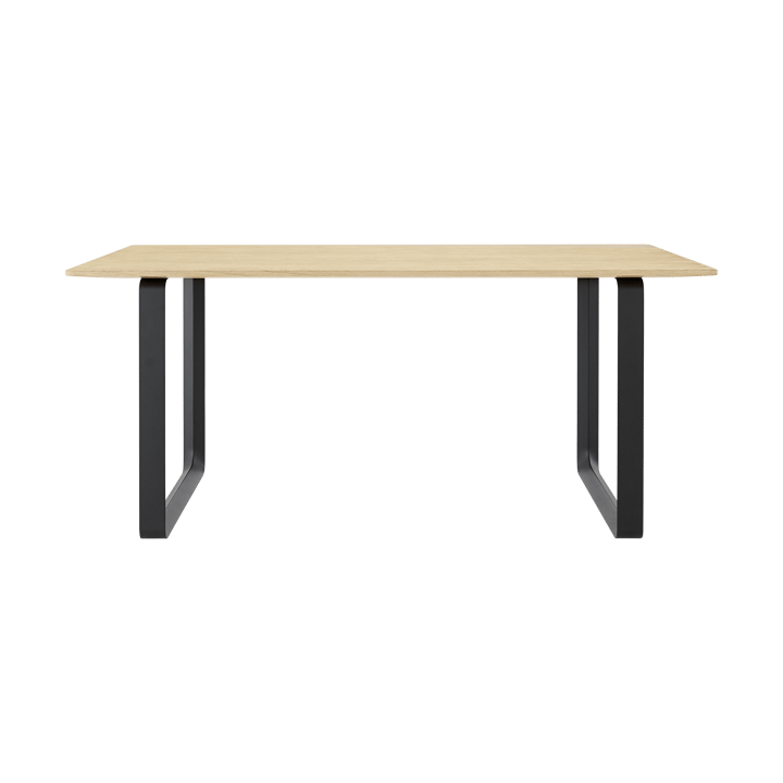 Mesa 70/70 170x85 cm - Solid humod oak-Black - Muuto