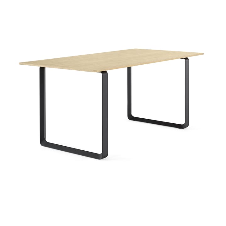 Mesa 70/70 170x85 cm - Solid humod oak-Black - Muuto