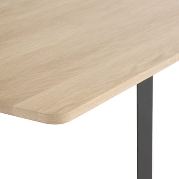 Mesa 70/70 170x85 cm - Solid humod oak-Black - Muuto