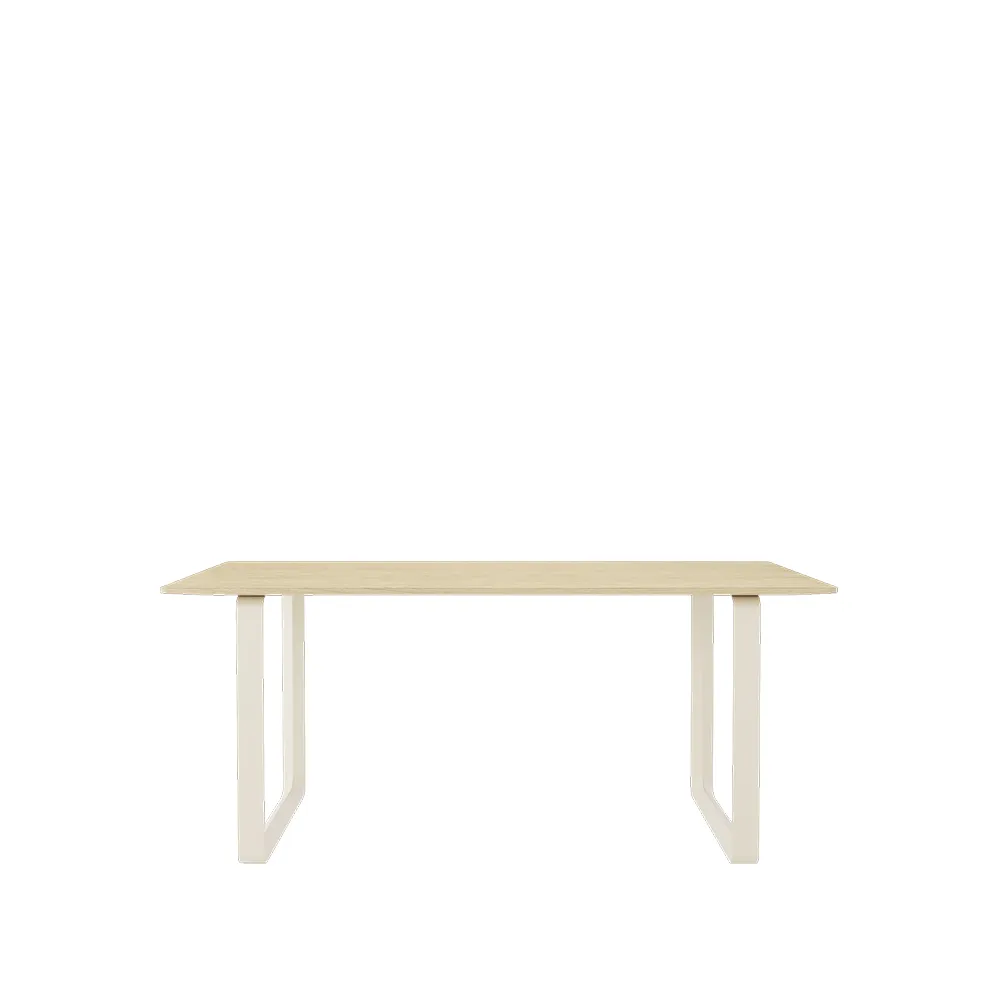 Mesa 70/70 170x85 cm, Solid oak-Sand Muuto