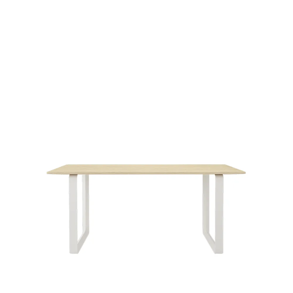 Mesa 70/70 170x85 cm, Solid oak-White Muuto