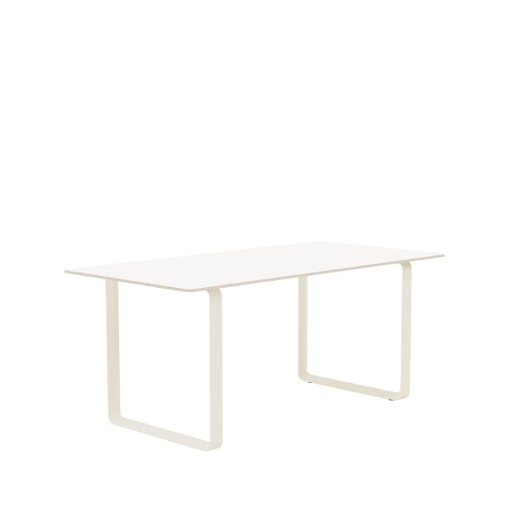 Mesa 70/70 170x85 cm - White laminate-Plywood-Sand - Muuto