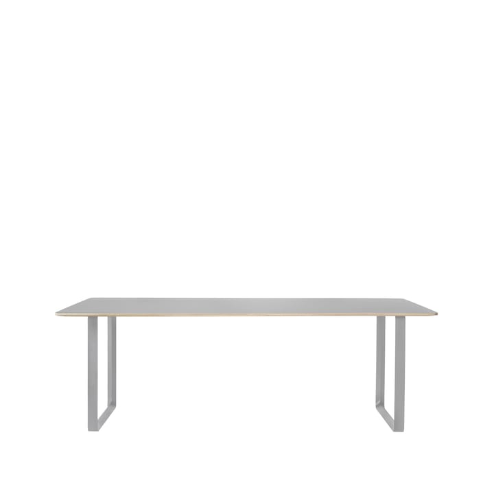 Mesa 70/70 225x90 cm - Grey linoleum-Plywood-Grey - Muuto