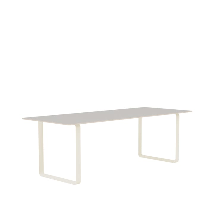 Mesa 70/70 225x90 cm - Grey linoleum-Plywood-Sand - Muuto
