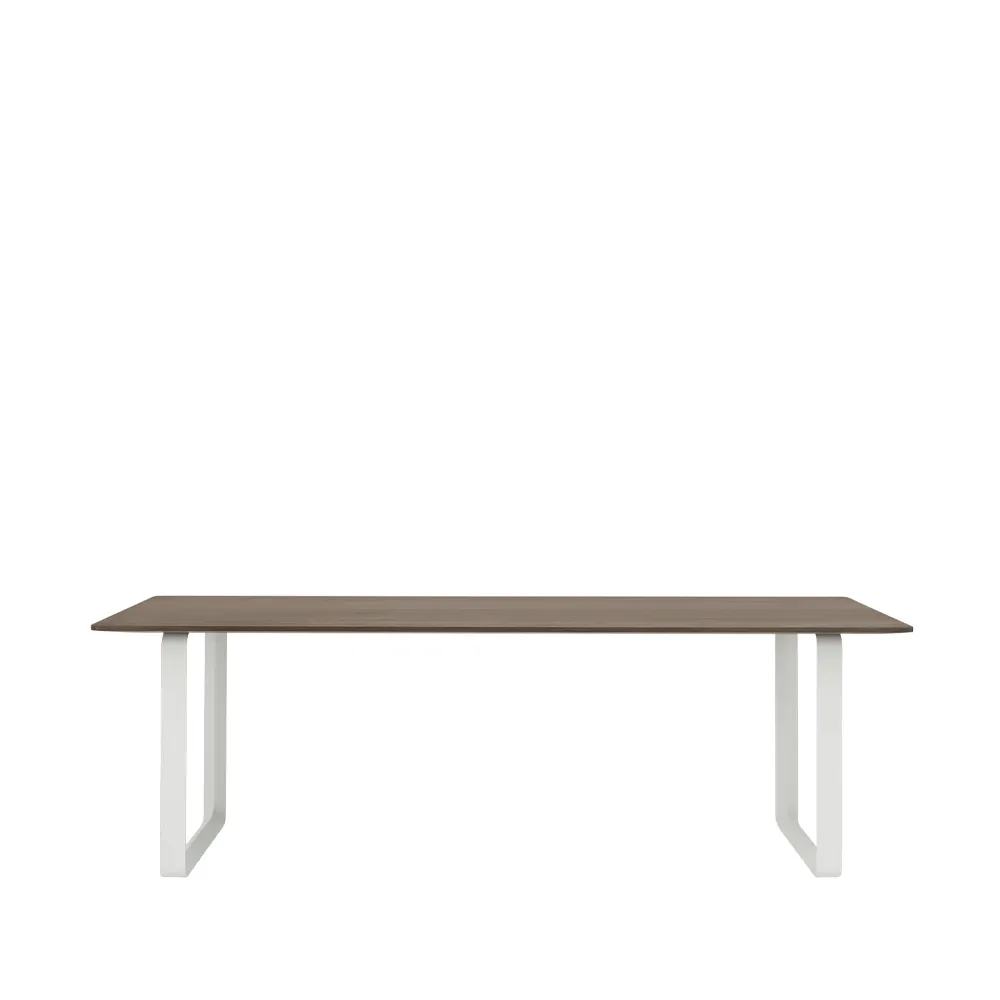 Mesa 70/70 225x90 cm, Solid humod oak-White Muuto