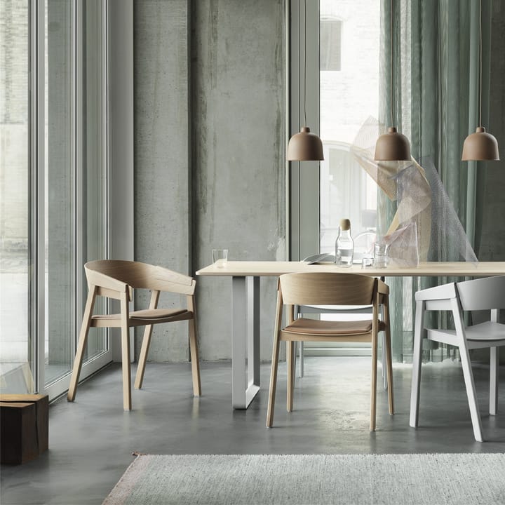 Mesa 70/70 225x90 cm, Solid oak-Black Muuto
