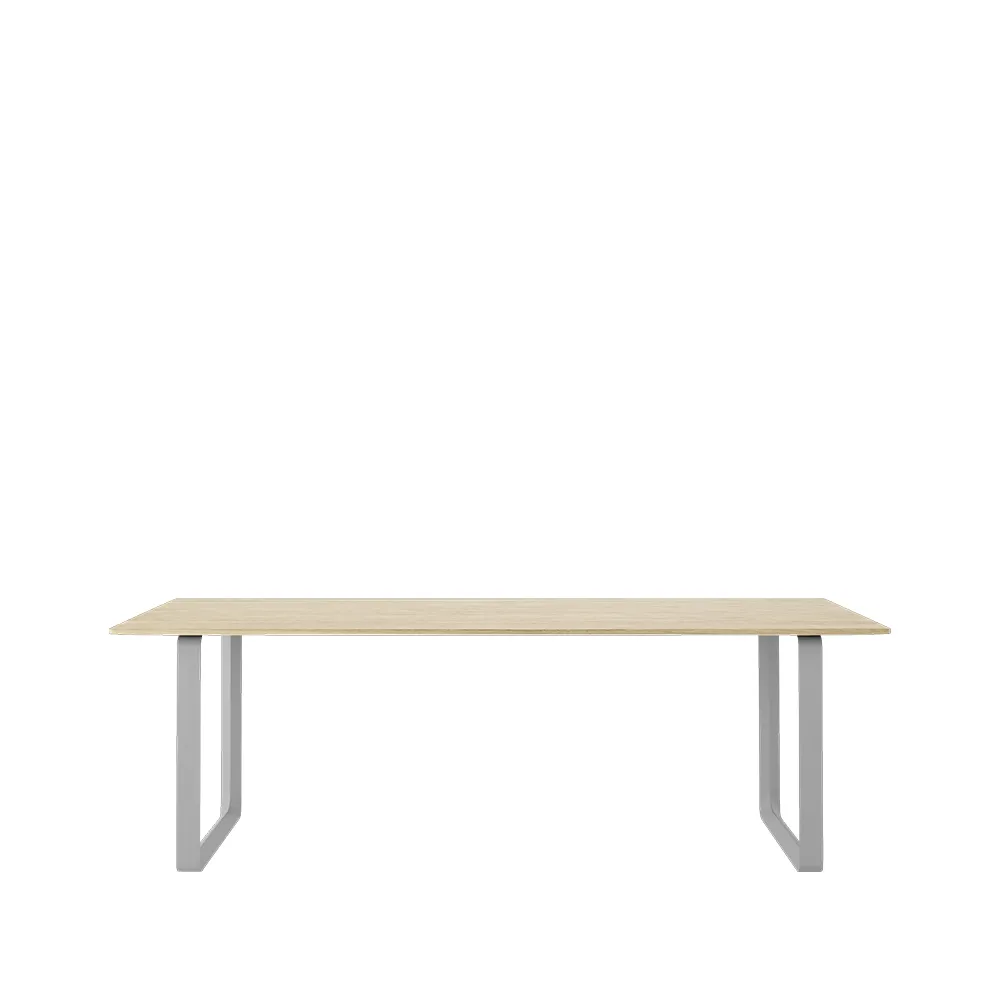 Mesa 70/70 225x90 cm, Solid oak-Grey Muuto