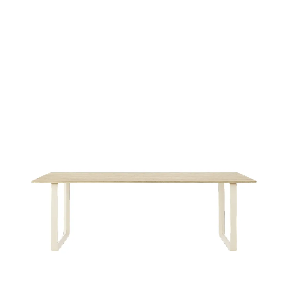 Mesa 70/70 225x90 cm, Solid oak-Sand Muuto