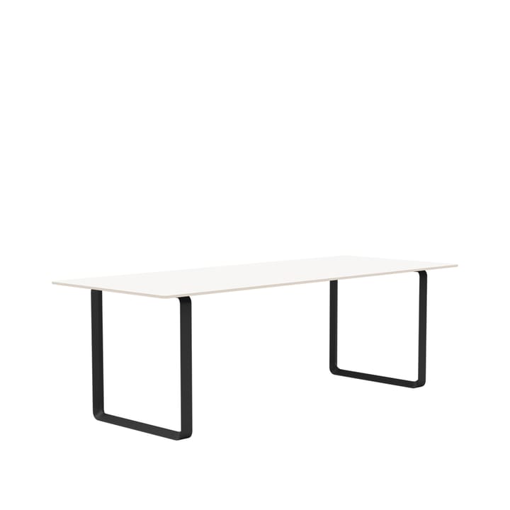 Mesa 70/70 225x90 cm - White laminate-Plywood-Black - Muuto