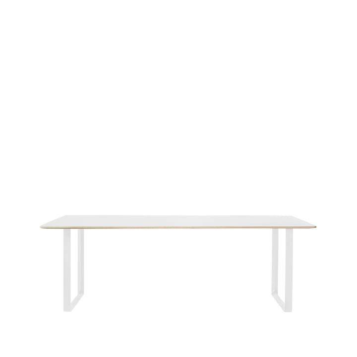 Mesa 70/70 225x90 cm - White laminate-Plywood-White - Muuto