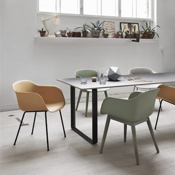 Mesa 70/70 255x108 cm - Solid humod oak-Grey - Muuto
