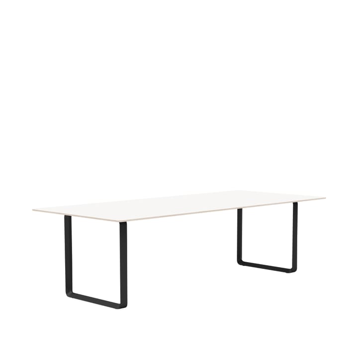 Mesa 70/70 255x108 cm - White laminate-Plywood-Black - Muuto