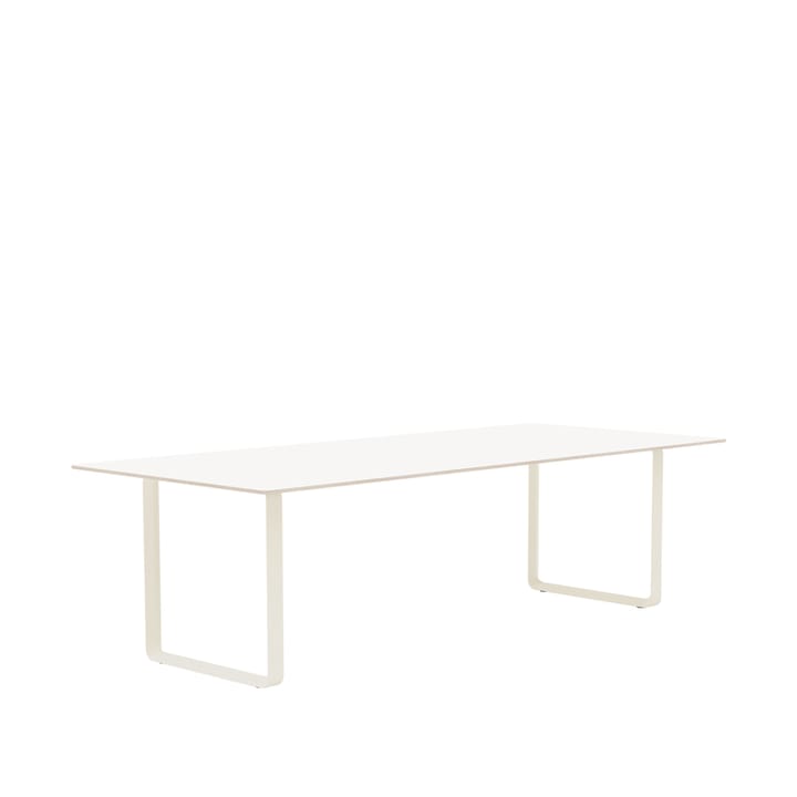 Mesa 70/70 255x108 cm - White laminate-Plywood-Sand - Muuto