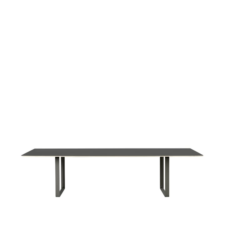 Mesa 70/70 295x108 cm - Black linoleum-Plywood-Black - Muuto