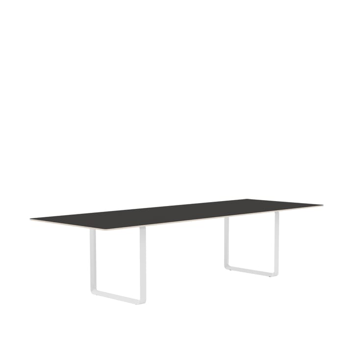 Mesa 70/70 295x108 cm - Black linoleum-Plywood-White - Muuto