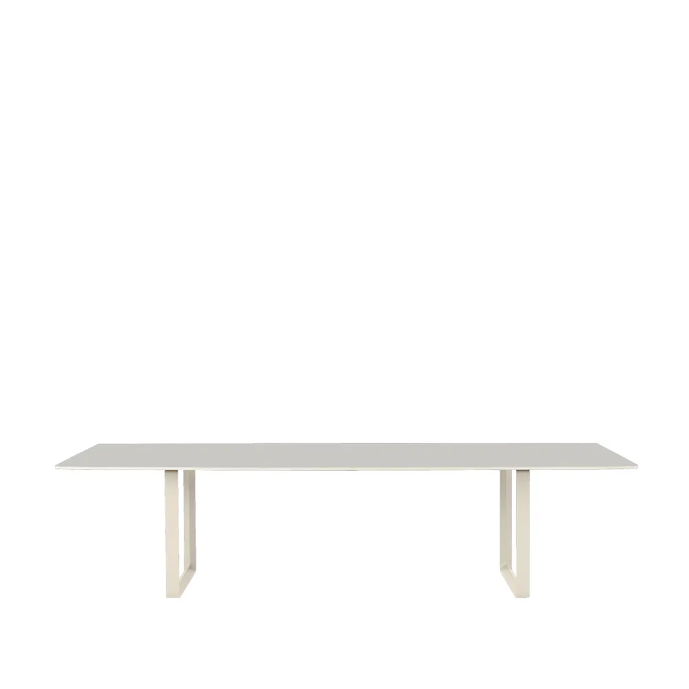 Mesa 70/70 295x108 cm, Grey linoleum-Plywood-Sand Muuto