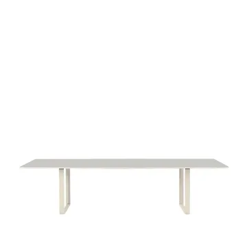 Mesa 70/70 295x108 cm - Grey linoleum-Plywood-Sand - Muuto