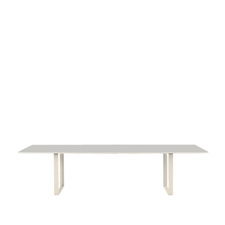 Mesa 70/70 295x108 cm - Grey linoleum-Plywood-Sand - Muuto