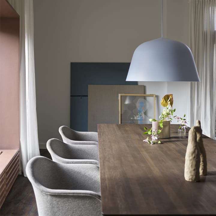 Mesa 70/70 295x108 cm, Solid oak-Grey Muuto