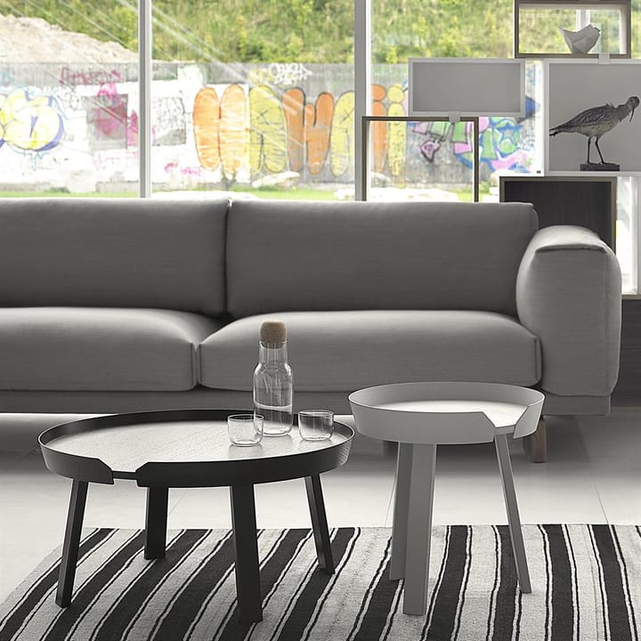 Mesa Around grande , negro Muuto
