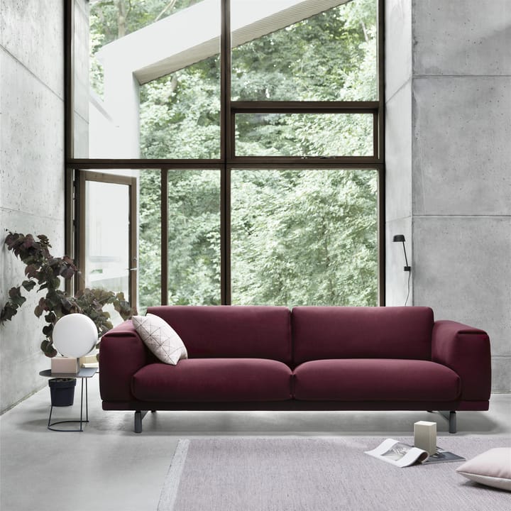Mesa auxiliar Airy half size , negro Muuto