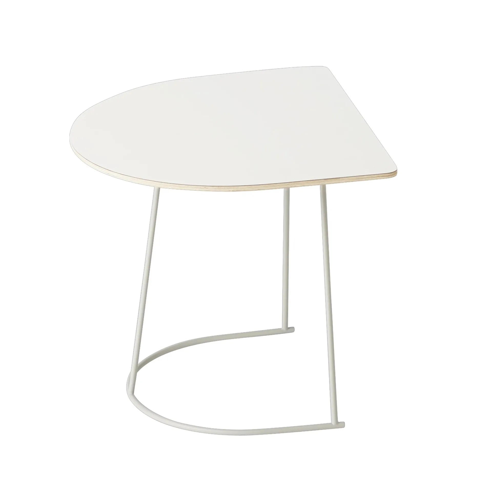 Mesa auxiliar Airy half size, off-white Muuto