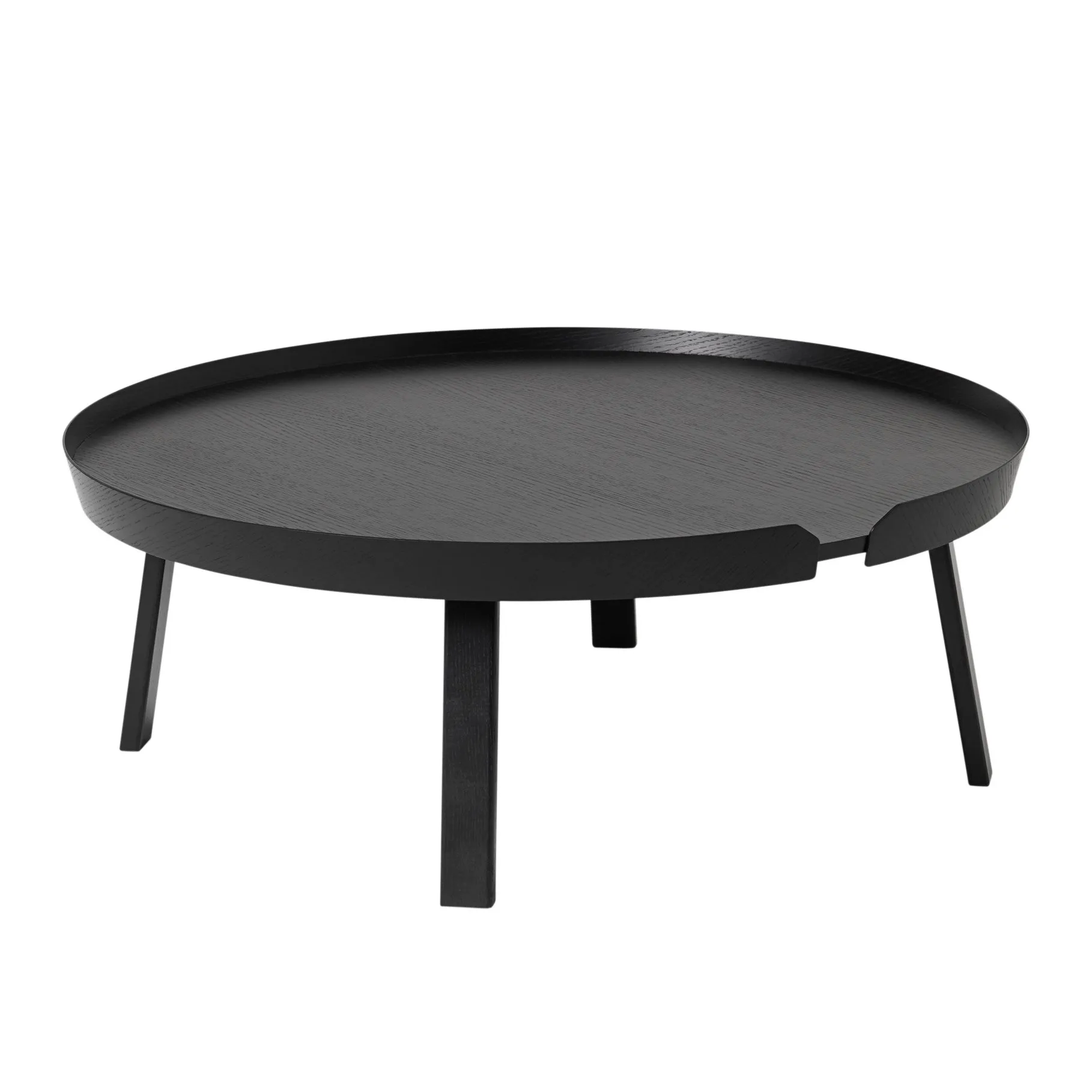 Mesa auxiliar Around extra large, Black Muuto