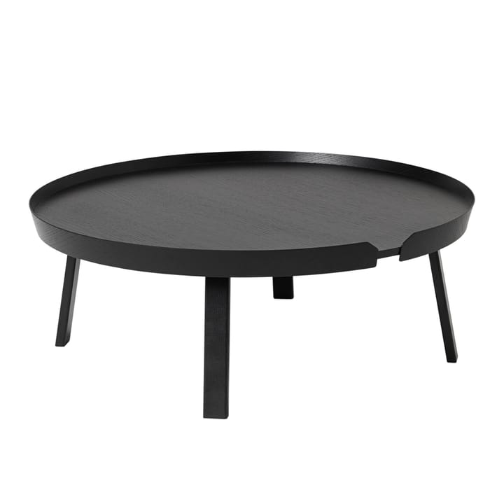 Mesa auxiliar Around extra large - Black - Muuto