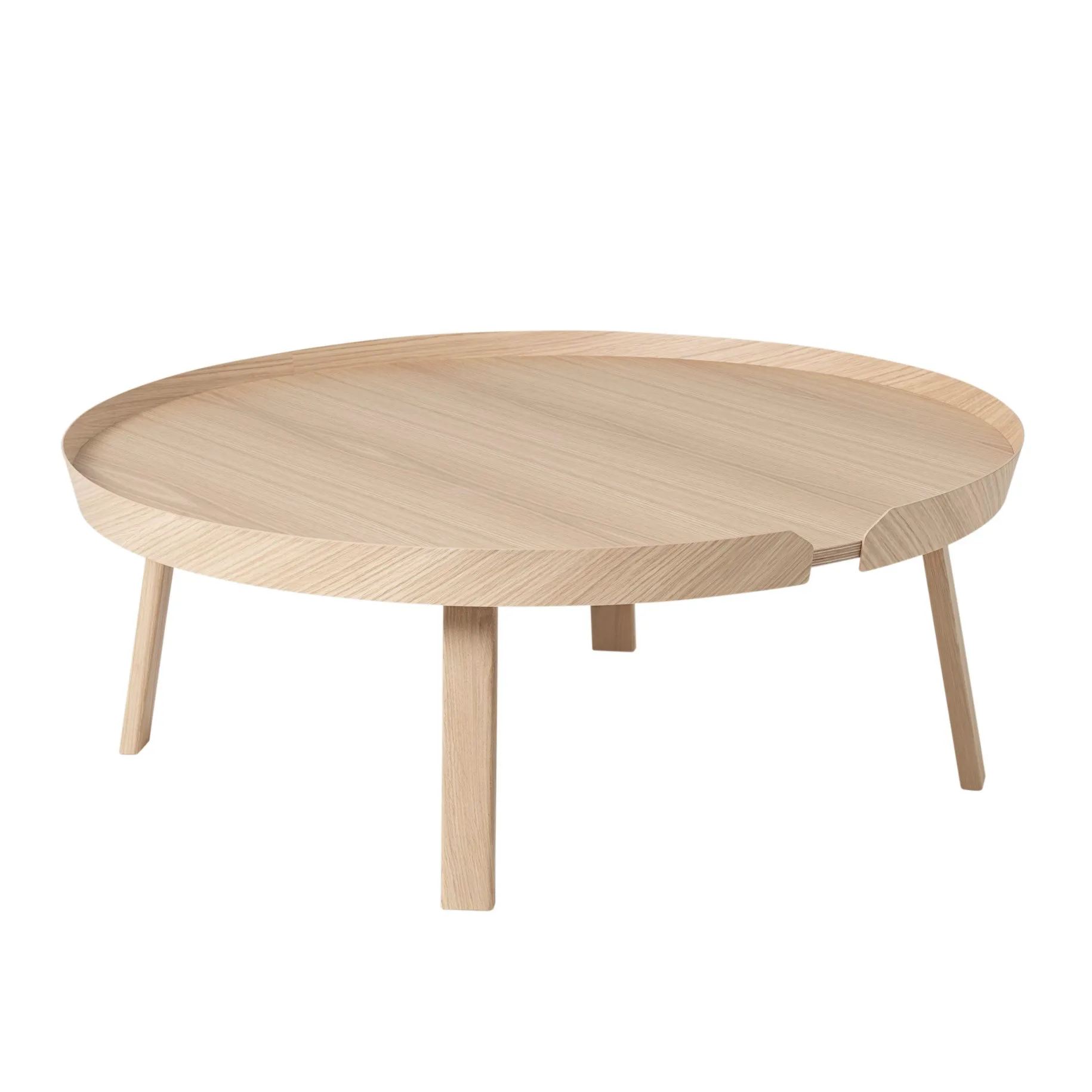 Mesa auxiliar Around extra large, Oak Muuto