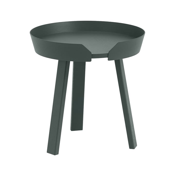 Mesa auxiliar Around, pequeña - Dark green - Muuto