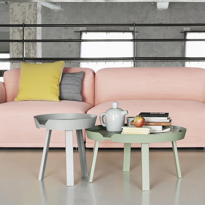 Mesa auxiliar Around, pequeña, gris Muuto