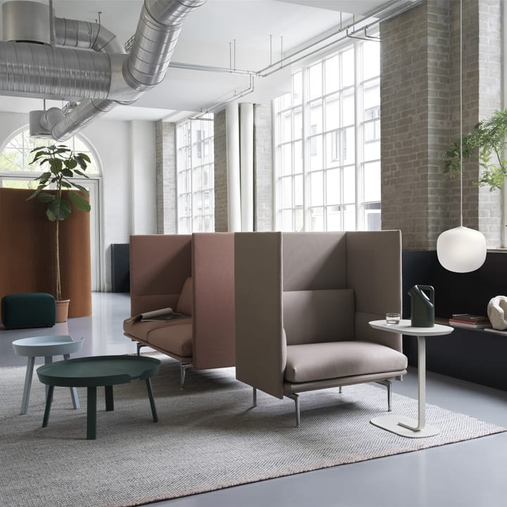 Mesa auxiliar Around, pequeña, Light blue Muuto