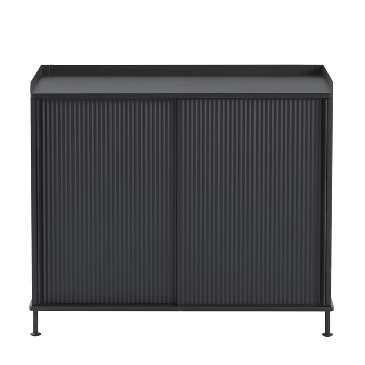 Mesa auxiliar Enfold, alta - Black-black - Muuto