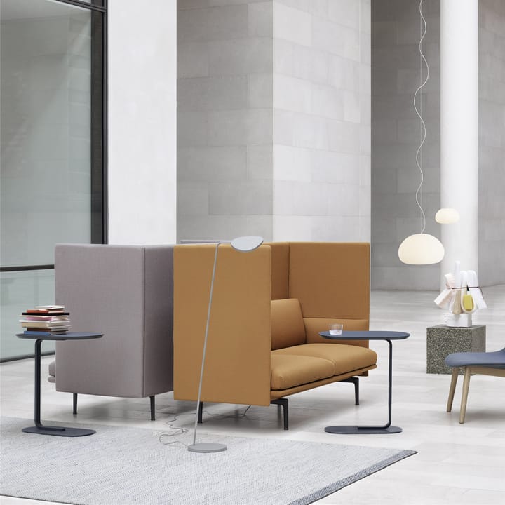 Mesa auxiliar Relate 73,5 cm, Oak veneer-Off white Muuto