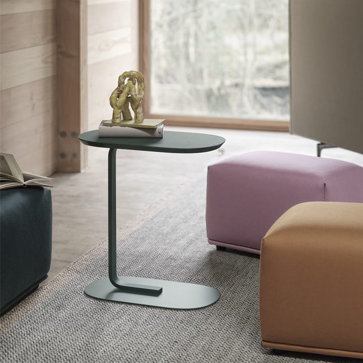 Mesa auxiliar Relate 73,5 cm, Oak veneer-Off white Muuto