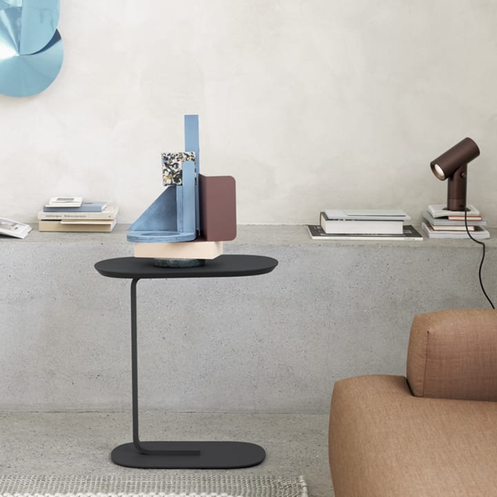 Mesa auxiliar Relate 73,5 cm, Oak veneer-Off white Muuto