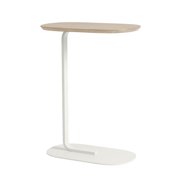 Mesa auxiliar Relate 73,5 cm - Solid oak-Off white - Muuto