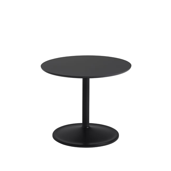 Mesa auxiliar Soft Ø48cm - Black nanolaminate H: 40 cm - Muuto