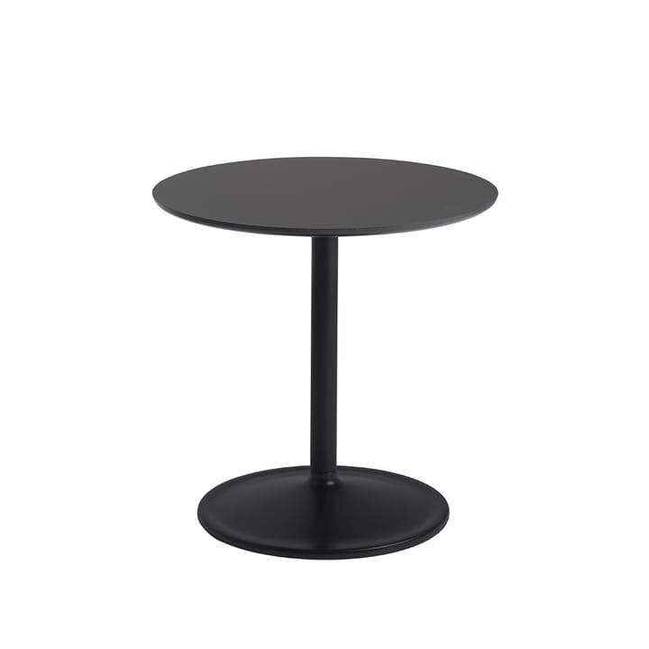 Mesa auxiliar Soft Ø48cm - Black nanolaminate H: 48 cm - Muuto