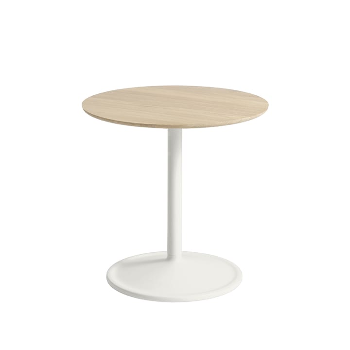 Mesa auxiliar Soft Ø48cm - Oak-Off white H: 48 cm - Muuto