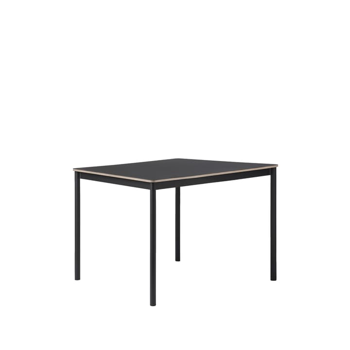 Mesa Base - Black, canto de plywood, 140x80cm - Muuto