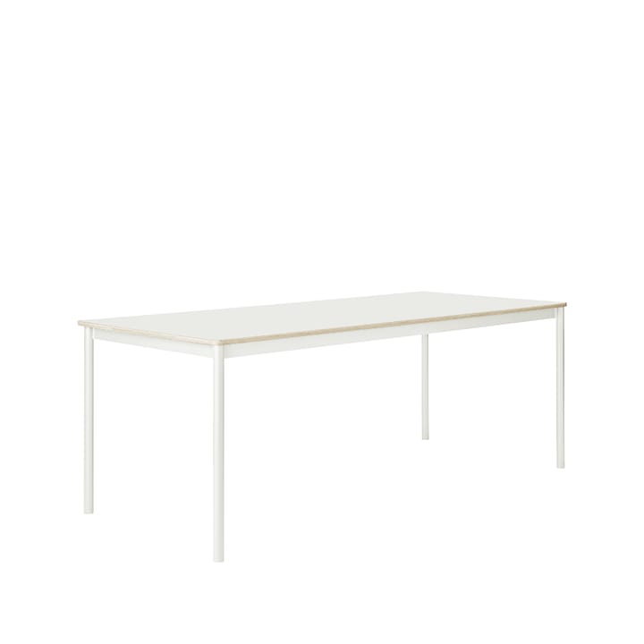 Mesa Base - White, borde de madera contrachapada, 190x85cm - Muuto