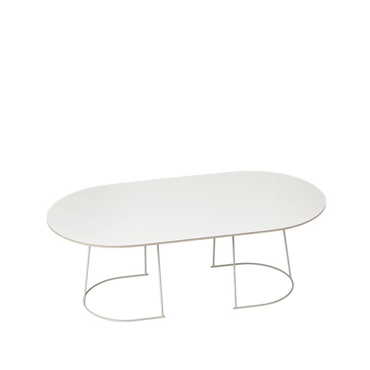 Mesa de centro Airy ovalada - Offwhite, nanolaminado, large - Muuto