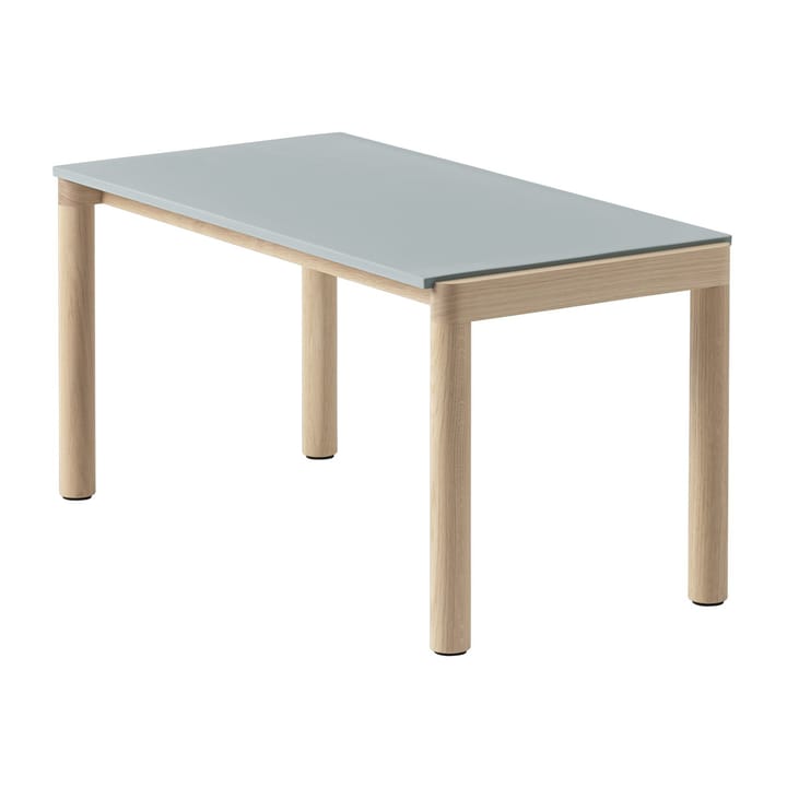 Mesa de centro Couple 1 Plain 40x84x40 cm - Pale blue-oak - Muuto