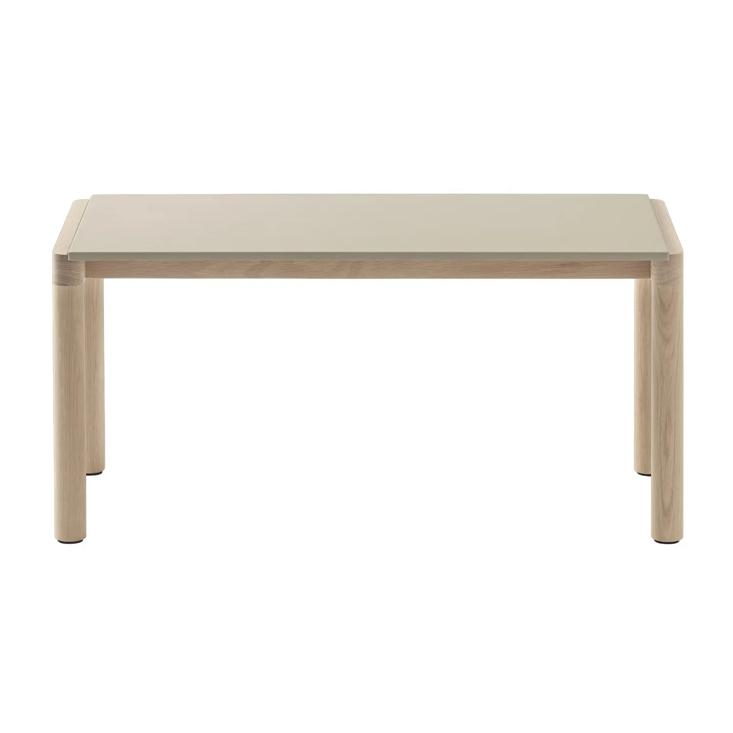 Mesa de centro Couple 1 Plain 40x84x40 cm, Sand-oak Muuto