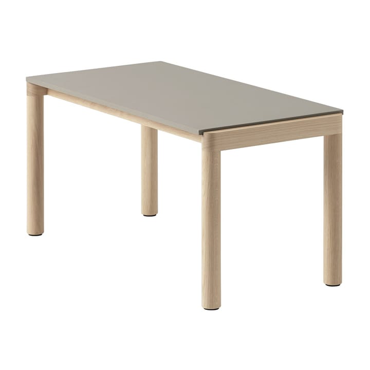 Mesa de centro Couple 1 Plain 40x84x40 cm - Taupe-oak - Muuto