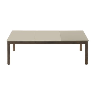 Mesa de centro Couple 2 Plain-1 Wavy 120x84x35 cm - Sand-dark oiled oak - Muuto